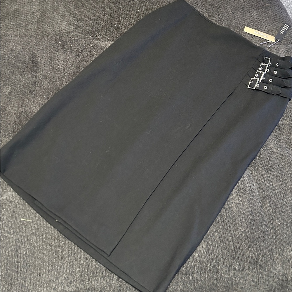 Chico's Gray Pencil Skirt Knee-Length Work
